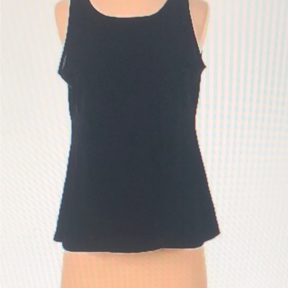 Black Sleeveless Women's Top